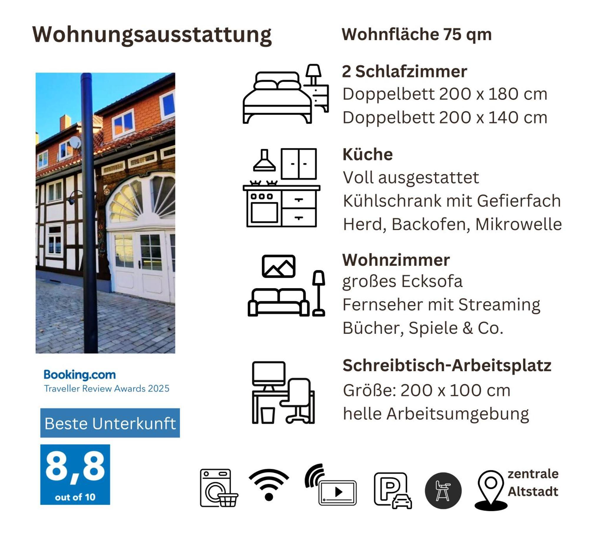 'Bright 1' Innenstadtlage, Ruhige, Schoene, Helle 3Zkb Wlan Херфорд Екстериор снимка